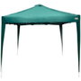 Color Baby Cenador Plegable Vert avec Cheminée Max-Air 300 x 300 x 250 cm - Tonnelle de Jardin en Acier et Toile