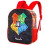 KARACTERMANIA Sac à dos 3D Harry Potter Hogwarts 31 cm, compartiment principal à zip, poches latérales en filet, pour enfant