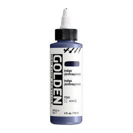 Golden High Flow Couleurs Acryliques Indigo (Antraquinone) 118 ml