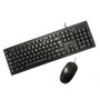 PC Case Kit Clavier + Souris Combo Membrane 105 Touches AZERTY Français Optique 1000 DPI Plug & Play