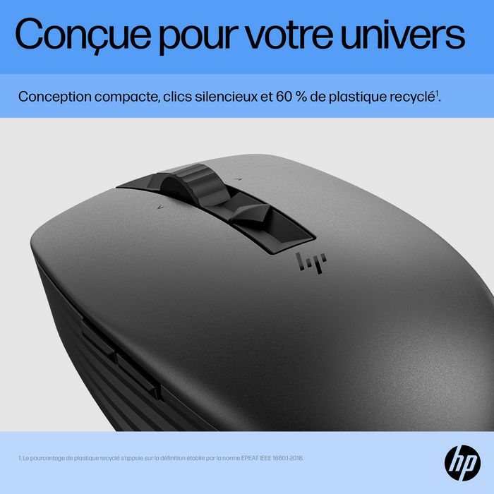 HP Souris silencieuse rechargeable HP 710