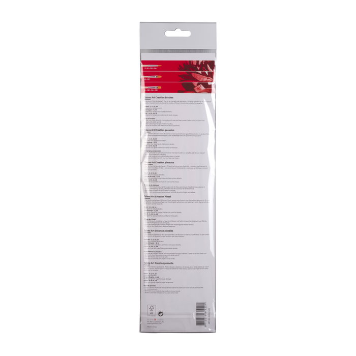 Talens Art Creation Set de 10 pinceaux pour huile/acrylique en polyester