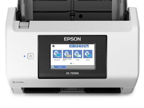 Epson WorkForce DS-790WN Scanner Documental Professionnel A4, 45 ppm, 100 Pages ADF, Wi-Fi, Ethernet, USB 3.2 Epson WorkForce DS-790WN Scanner Documental Professionnel A4, 45 ppm, 100 Pages ADF, Wi-Fi, Ethernet, USB 3.2