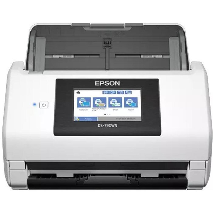 Epson WorkForce DS-790WN Scanner Documental Professionnel A4, 45 ppm, 100 Pages ADF, Wi-Fi, Ethernet, USB 3.2 Epson WorkForce DS-790WN Scanner Documental Professionnel A4, 45 ppm, 100 Pages ADF, Wi-Fi, Ethernet, USB 3.2