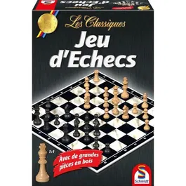 Schmidt Spiele Jeu d'échecs Les Classiques - Coffret de jeu d'échecs classique pour parties passionnantes