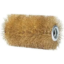 Gloria MultiBrush SC/Li-on - Brosse PRO en acier laitonné pour pavage poreux et surfaces gravillonnées, nettoyage puissant des lichens