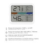 ORYX Thermomètre et Hygromètre Numérique Intérieur/Extérieur
