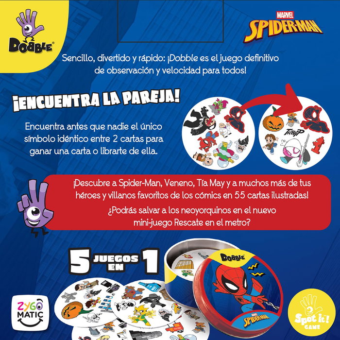 Asmodee Dobble Spiderman Asmodee Dobble Spiderman