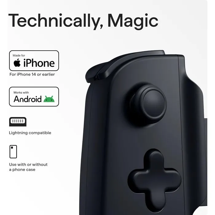 Backbone One PlayStation Edition - Manette filaire pour iPhone - Noir - Compatible Xbox Game Pass, Apple Arcade et streaming