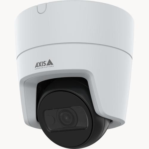 Axis M3125-LVE - Caméra de surveillance dôme extérieure IP66 blanche, 2 MP, champ de vision 110°, vidéo 30 ips, IA, stockage MicroSD, sécurisée Edge Vault
