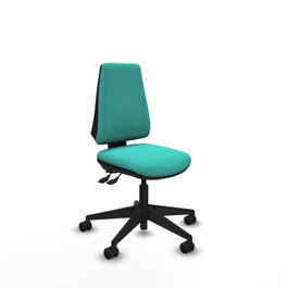 PIQUERAS Y CRESPO Chaise Elche Asynchrone Cuir écologique Turquoise