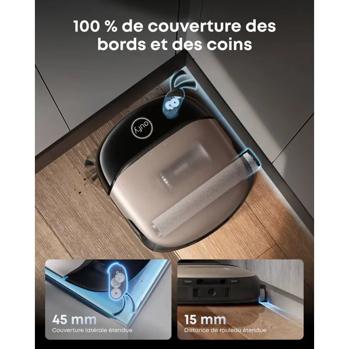 Eufy Omni S2 T2081 Robot Aspirateur Laveur, 30 000 Pa