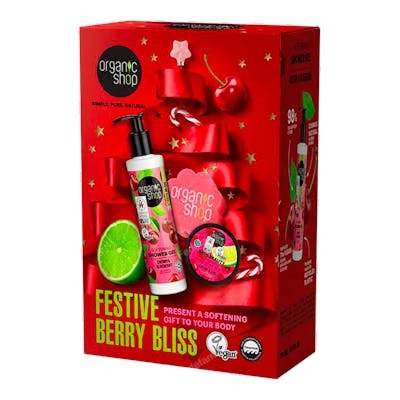 ORGANIC SHOP Set de Soins Corporels Festif Berry Bliss 280 ml ORGANIC SHOP Set de Soins Corporels Festif Berry Bliss 280 ml