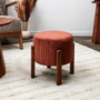 Home Deco Factory Tabouret avec pieds Scott Terracotta