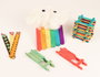 Innspiro Maxi pack scolaire de bâtonnets de bois mix couleurs 1080u