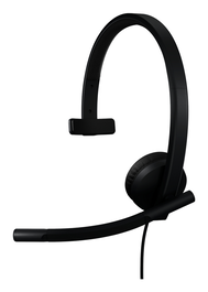 Logitech Casque Mono H570e - Connectivité USB-A (réf. 981-001426) - Noir