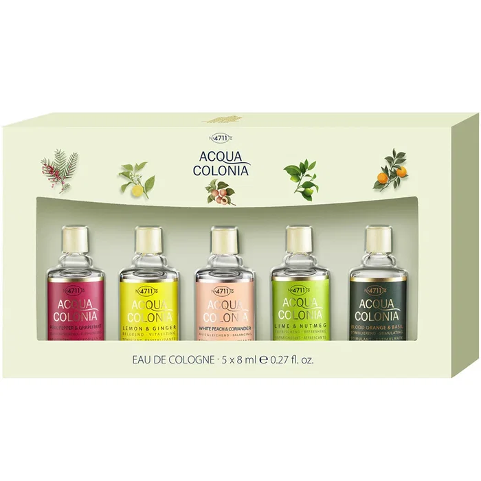 4711 Coffret de 5 Eaux de Cologne Acqua Colonia Unisex 8 ml 4711 Coffret de 5 Eaux de Cologne Acqua Colonia Unisex 8 ml
