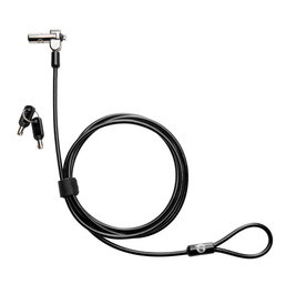 HP Nano Câble de sécurité à clé pour ordinateur portable et tablette - Câble d'acier galvanisé avec revêtement vinyle de 1.83 m (6 pieds)
