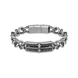 Police PEAGB2120402 Bracelet en acier inoxydable Taille L