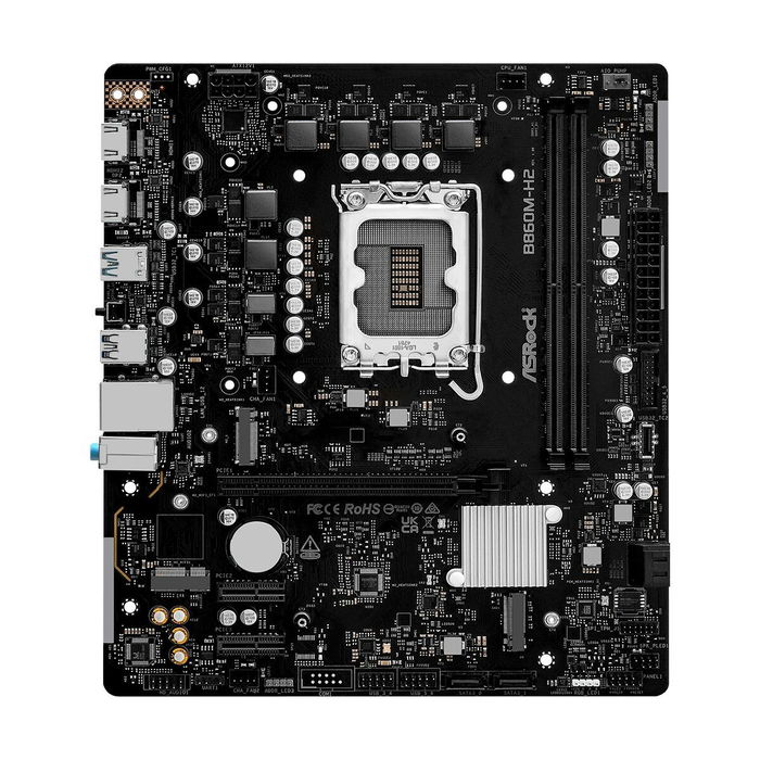 ASRock B860M-H2 Carte mère Micro-ATX Socket LGA1851 avec Intel B860 Chipset