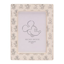 WIDDOP & CO Cadre photo Mickey & Minnie Disney en céramique blanche