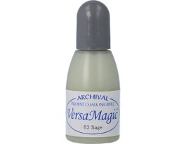 Tsukineko Versamagic Recharge d'encre couleur sauge effet craie 20ml