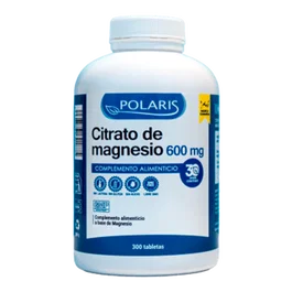POLARIS Citrato de Magnesio 600 mg, 300 tablettes