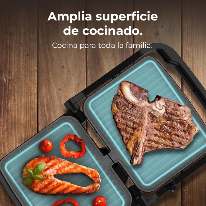 Cecotec Gril Électrique 1500 W Full Open Noir