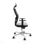 Piqueras y Crespo Chaise de Bureau avec Appui-tête Jorquera 1D086G1 Blanc