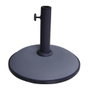 Marbueno Base de parasol ronde ciment 36x29,5 cm 11 kg Gris Jardin Piscine Terrasse 10442