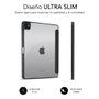 Subblim Clear Shock Case Étui iPad Pro 11" 2024 M4 7e Génération Coque Folio Transparente Noir