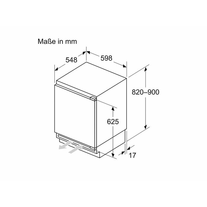 Réfrigérateur BOSCH KUL22VFD0 Blanc