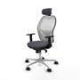 Piqueras y Crespo Chaise de Bureau 1D086N2 Gris foncé
