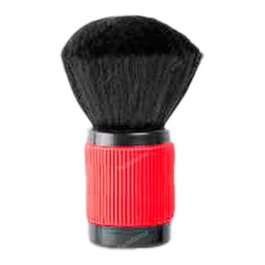 Bifull Brosse à cou avec manche en silicone rouge