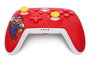 PowerA NSGP0012-01 Manette Sans Fil Rechargeable Officielle Nintendo Switch avec Design Mario, 2 Boutons Programmables, Motion Controls, Autonomie 30 Heures