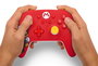 PowerA NSGP0012-01 Manette Sans Fil Rechargeable Officielle Nintendo Switch avec Design Mario, 2 Boutons Programmables, Motion Controls, Autonomie 30 Heures