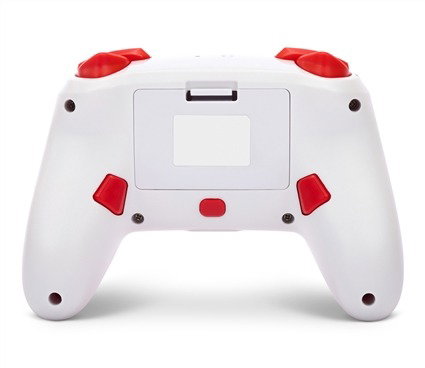 PowerA NSGP0012-01 Manette Sans Fil Rechargeable Officielle Nintendo Switch avec Design Mario, 2 Boutons Programmables, Motion Controls, Autonomie 30 Heures
