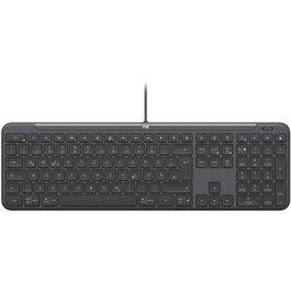 Logitech Signature Slim K620 Clavier Filaire Gris - Disposition QWERTY Espagnol - USB-C - Silencieux