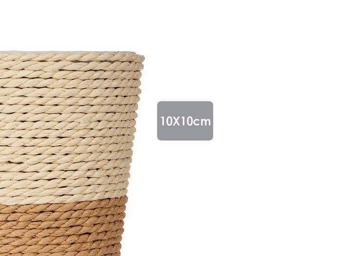 Ibergarden Macetero Cuerda 10x10 cm Marron Naturel (Set de 24) Ibergarden Macetero Cuerda 10x10 cm Marron Naturel (Set de 24)