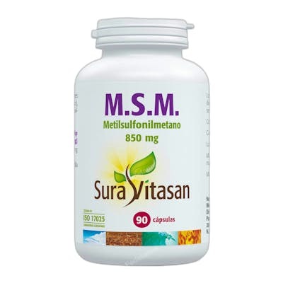 SURA VITASAN M.S.M. (méthylsulfonylméthane) 90 capsules SURA VITASAN M.S.M. (méthylsulfonylméthane) 90 capsules