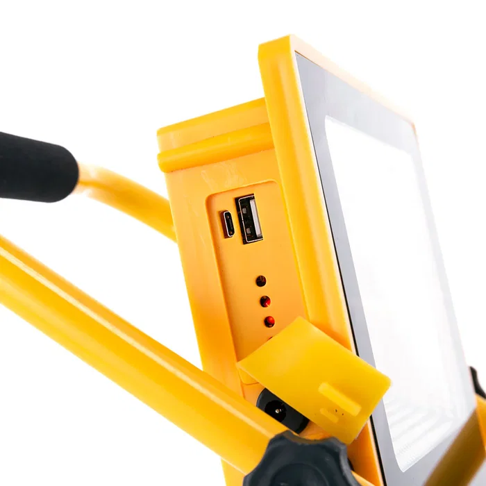 Ho-Solarfl Projecteur LED Solaire 30W, 6500K, 8000mAh, avec Panneau Solaire 6V/9W, Télécommande et Fonction Power Bank