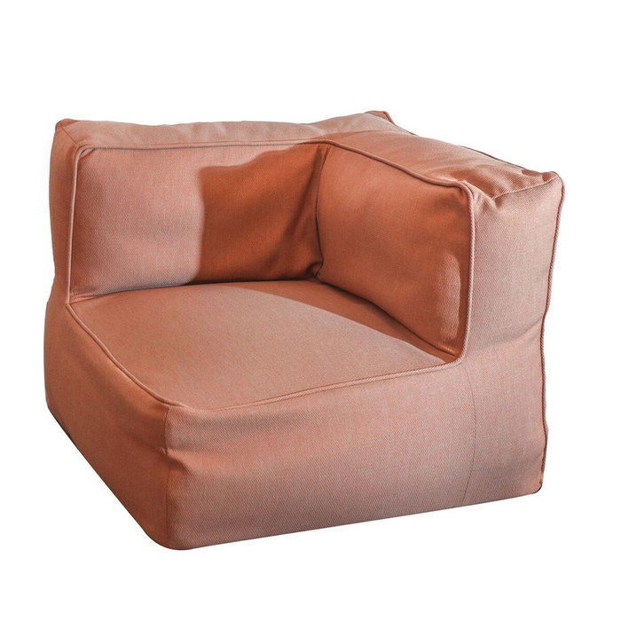 Canapé de jardin Gissele Rouge intense 80 x 80 x 64 cm Canapé de jardin Gissele Rouge intense 80 x 80 x 64 cm