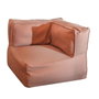 Canapé de jardin Gissele Rouge intense 80 x 80 x 64 cm