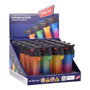 Prof Briquet électronique torche rechargeable flamme bleue couleurs assorties 6x10,5x2,9 cm