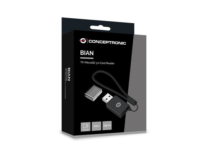 Conceptronic BIAN07B Lecteur de cartes USB 3.0 Micro SD Noir