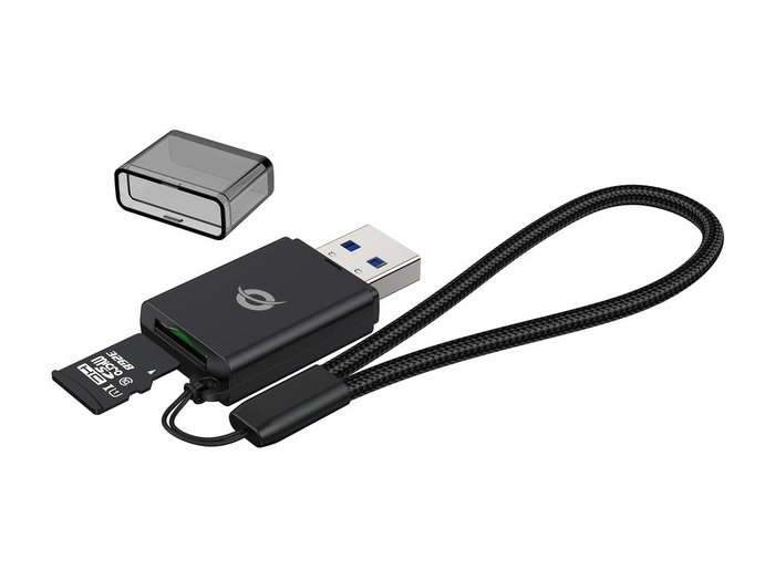 Conceptronic BIAN07B Lecteur de cartes USB 3.0 Micro SD Noir
