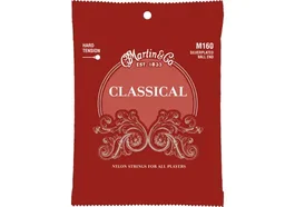 Martin Jeu de Cordes Nylon Classical Clear & Silver Ball End Tension Haute 28-43