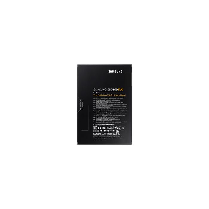 Samsung SSD 870 EVO 2 To SATA 6 Gb/s 2,5 pouces - Disque Dur SSD interne pour PC, ordinateur portable, NAS