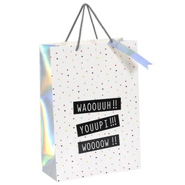 Party Time Sac cadeau en papier 27x12x38 cm