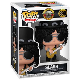 Funko POP! Figurine Guns N' Roses Slash - Figurine en vinyle de 9 cm avec boîte collector
